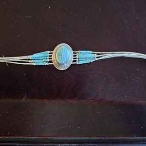 Turquoise and Silver Bracelet